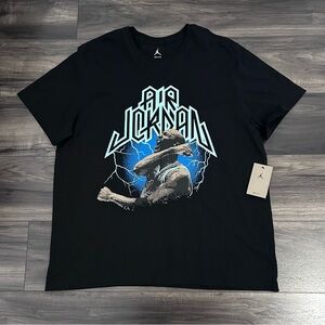 Air Jordan Dri-FIT Sport Men's 2XL Lightening Graphic T-Shirt FN6016-010 New